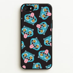 Demon Cat Pattern iPhone 5 / 5s / SE 2016 Case