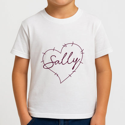 Stitched Heart Sally Boys T-Shirt