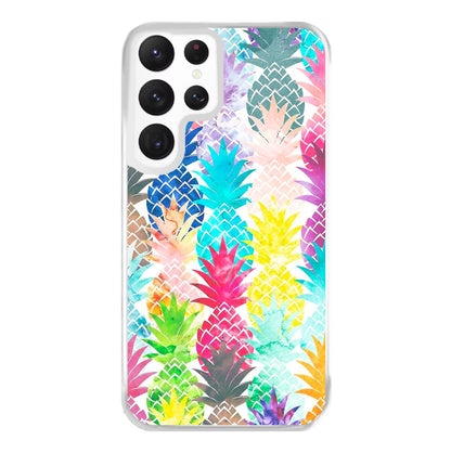 Watercolour Pineapple Pattern Phone Case