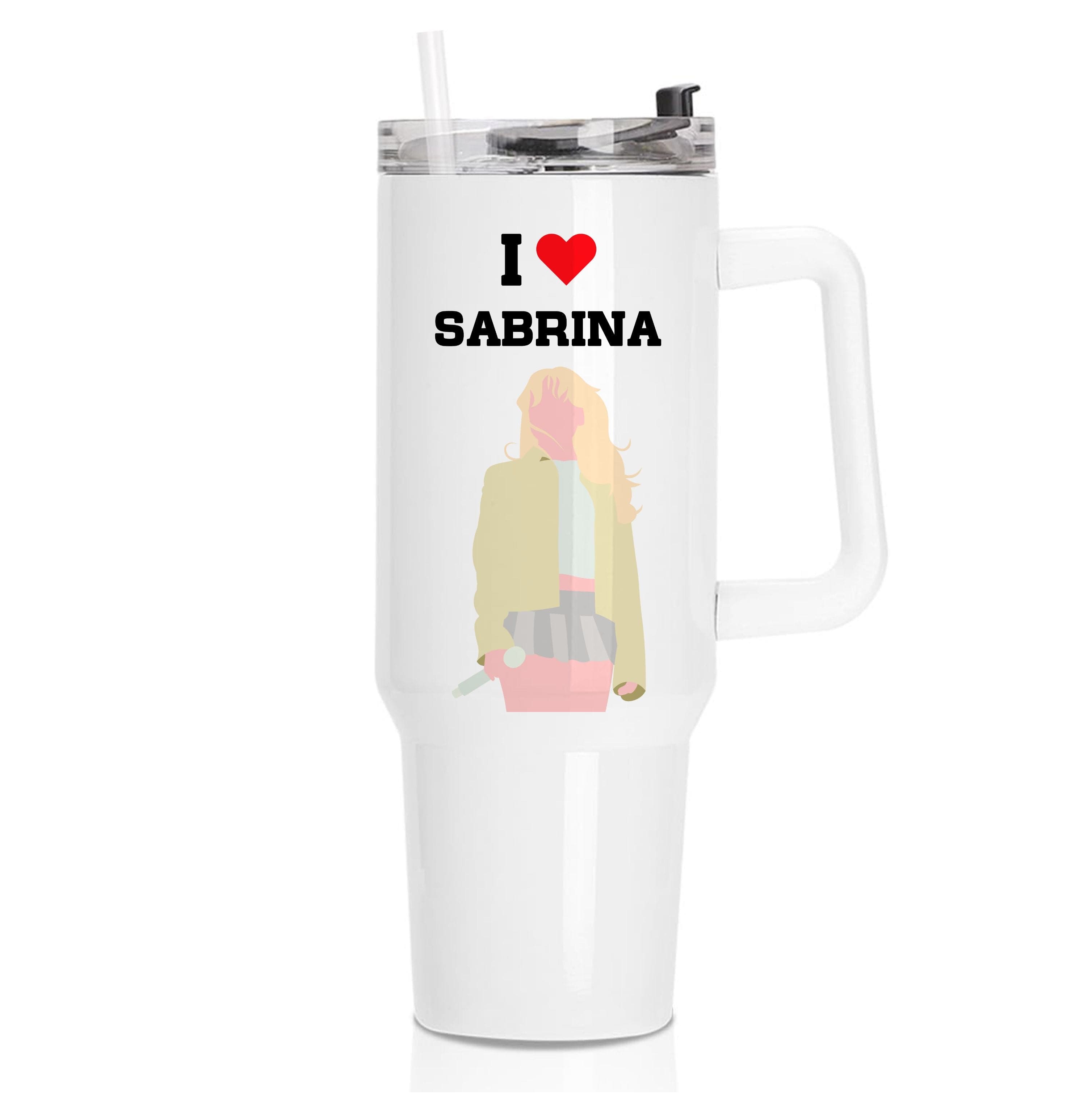 I Love Sabrina Carpenter Tumbler