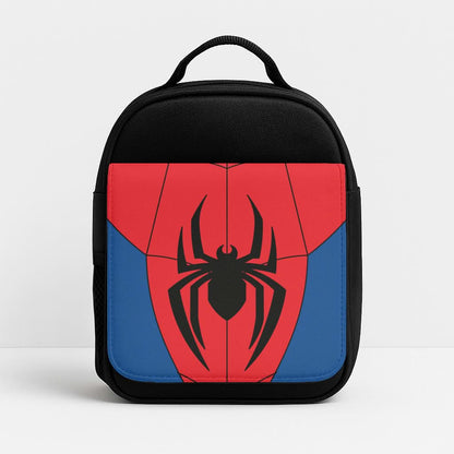 Red And Blue Spider Costume Insulated Lunch Bag