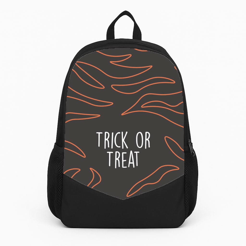 Zebra Print Trick Or Treat Backpack