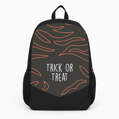 Zebra Print Trick Or Treat Backpack