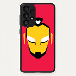 Metal Heart Hero Face Galaxy A33 Case