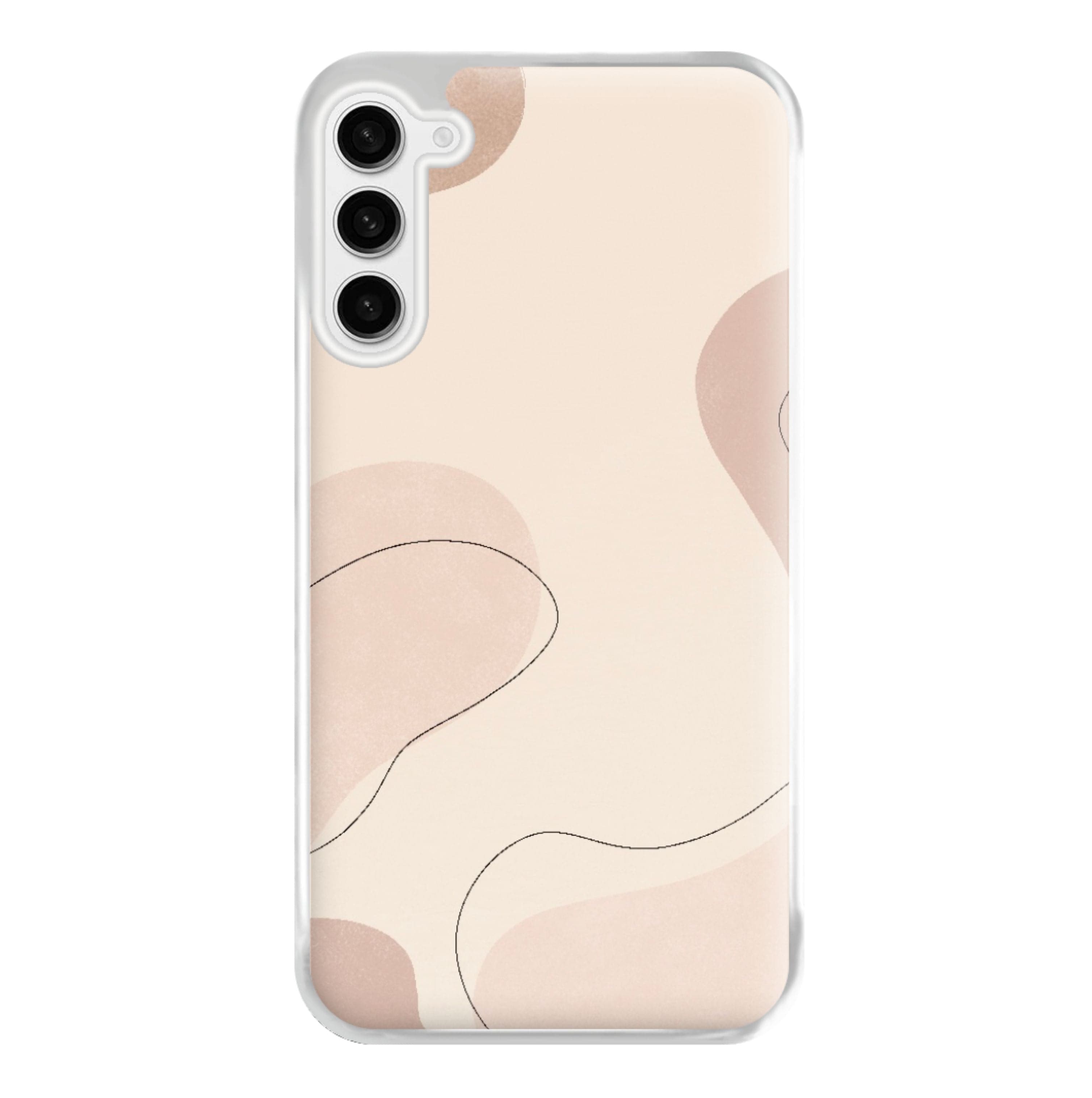 Abstract Beige Phone Case