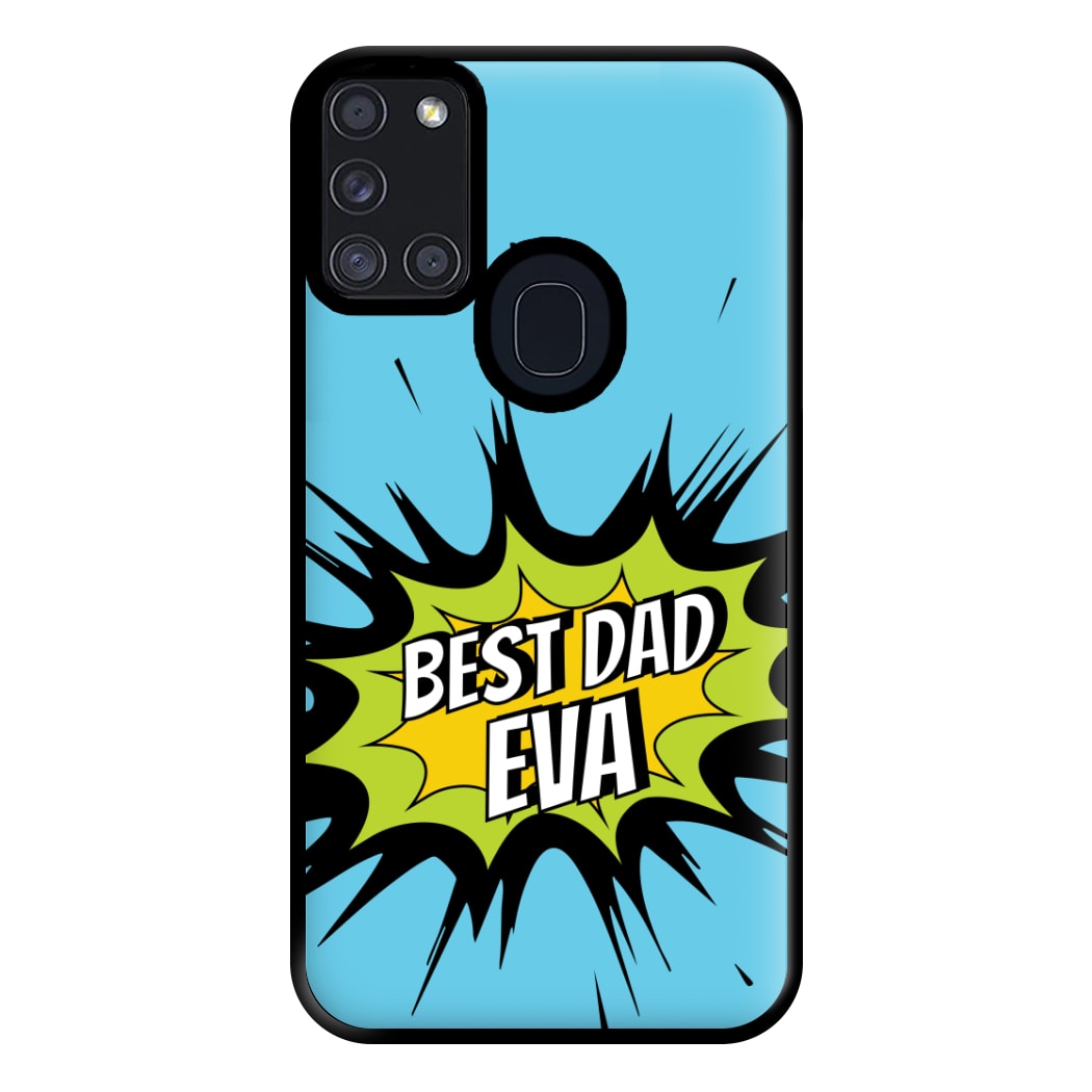 Comic Book Best Dad Eva Galaxy A21s Case