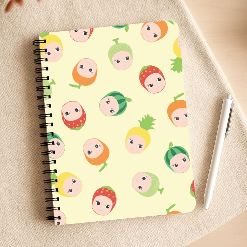 Fruit Angels Pattern Notepad