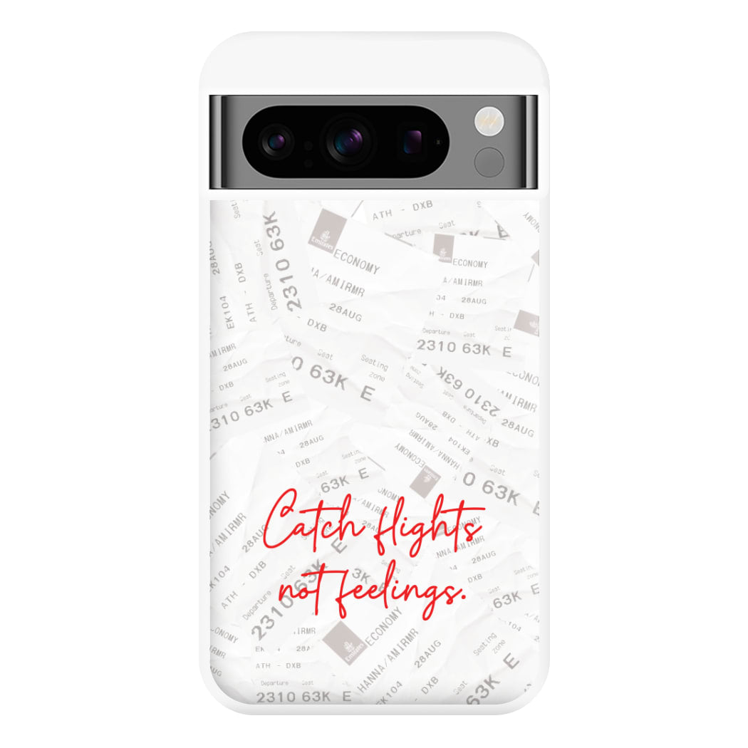 Catch Flights Not Feelings Collage Google Pixel 8 Pro Case