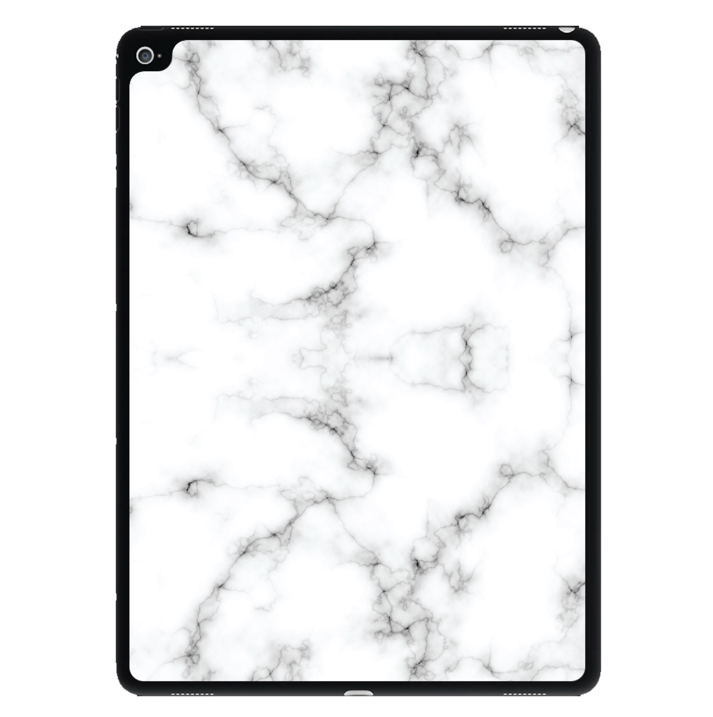 White Marbled  iPad Case