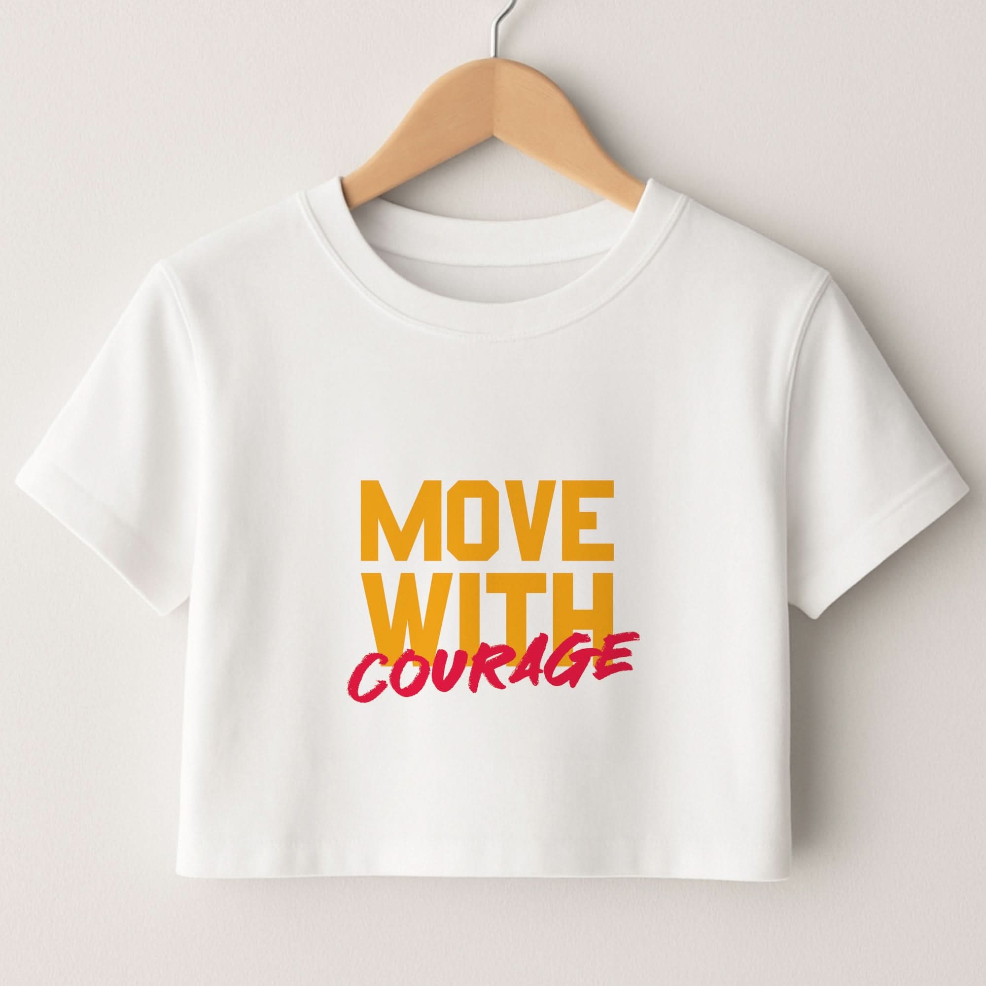 Move With Courage Crop top