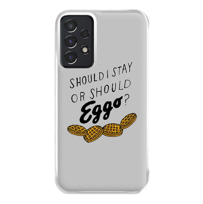 Should I Stay Or Should I Eggo Phone Case