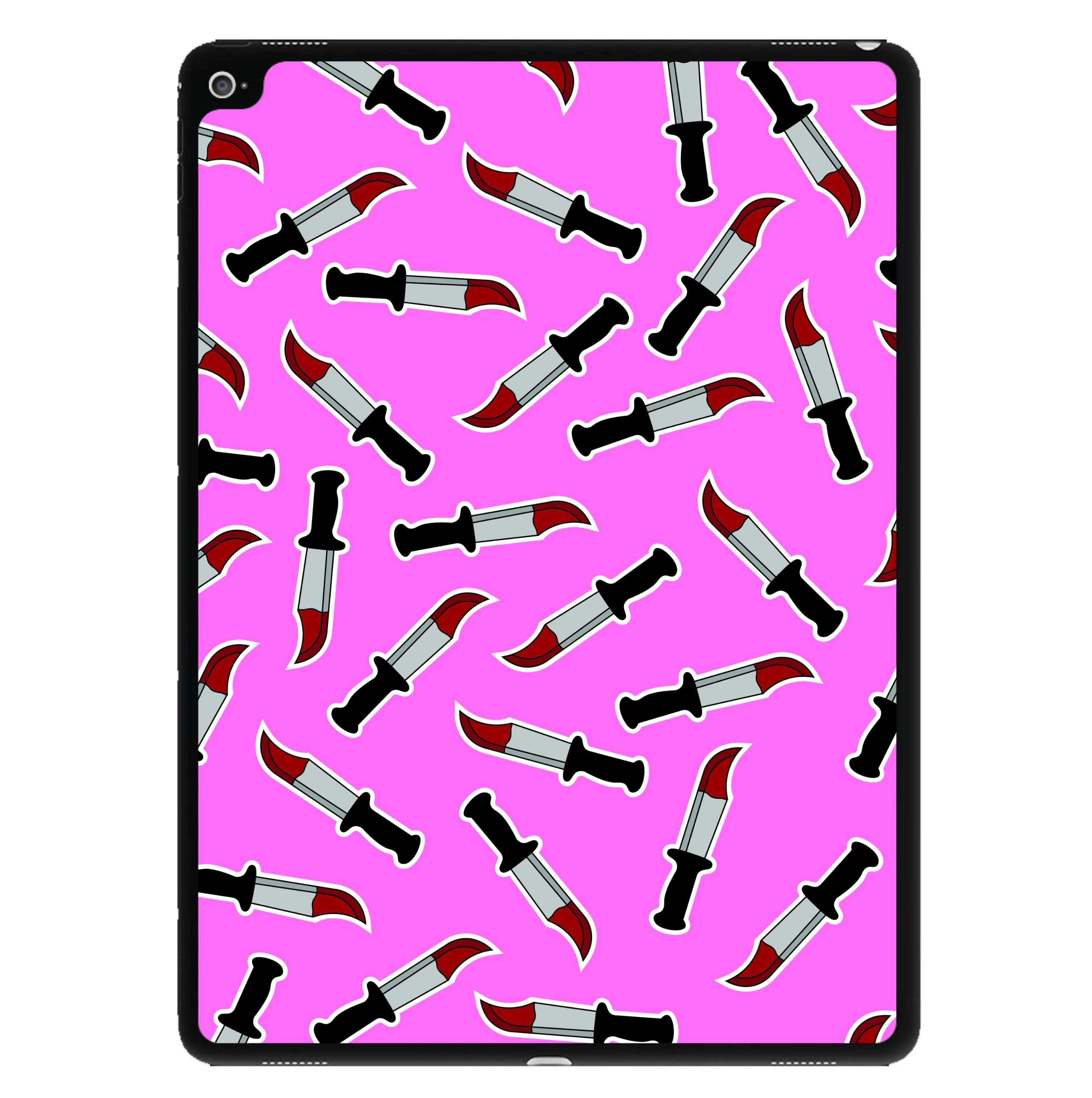 Bloody Knife Pattern iPad Case