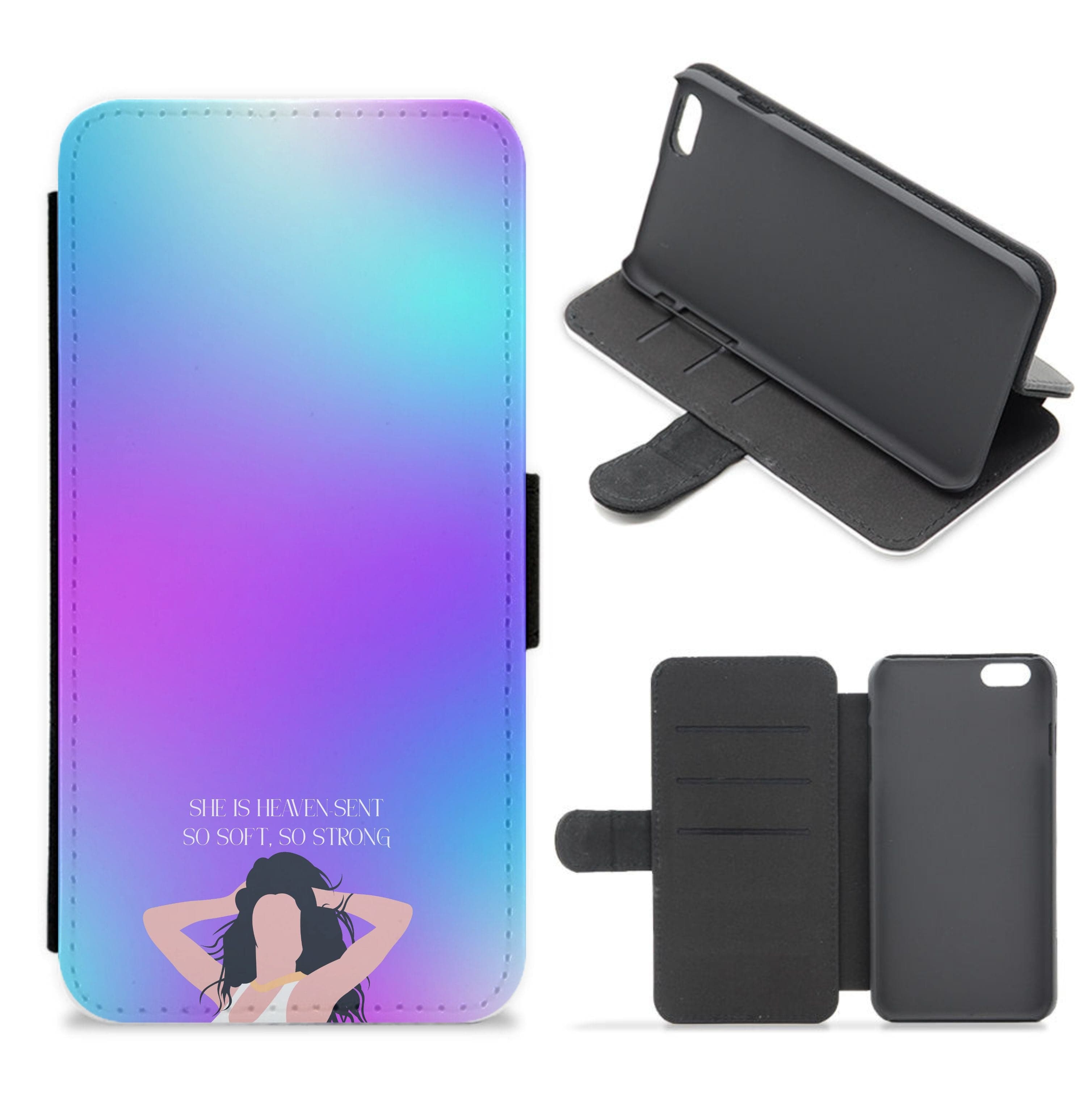 She Is Heaven Sent - Katy Perry Flip / Wallet Phone Case