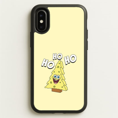 Christmas Tree Cartoon Sponge iPhone X / XS Case