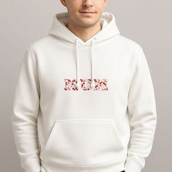 Floral Varsity Mum Mens Hoodie