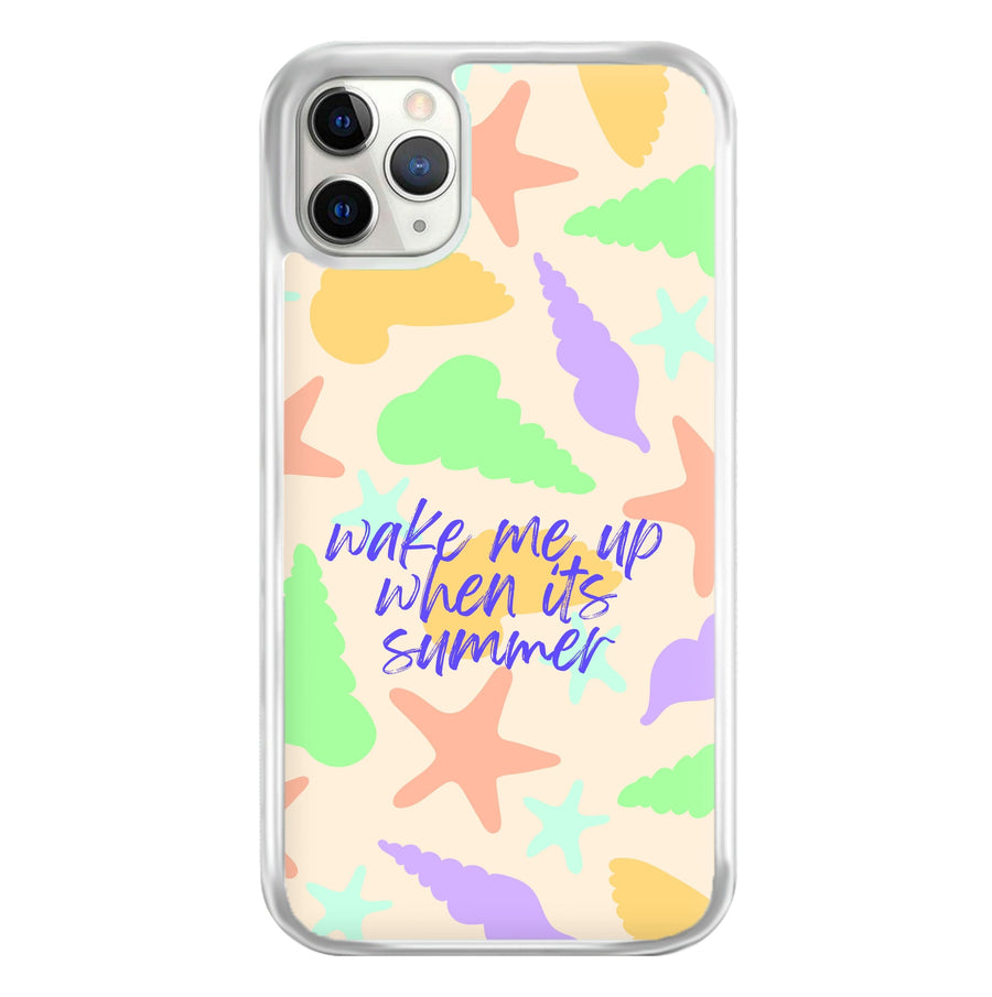 Wake Me Up When It's Summer - Summer Phone Case
