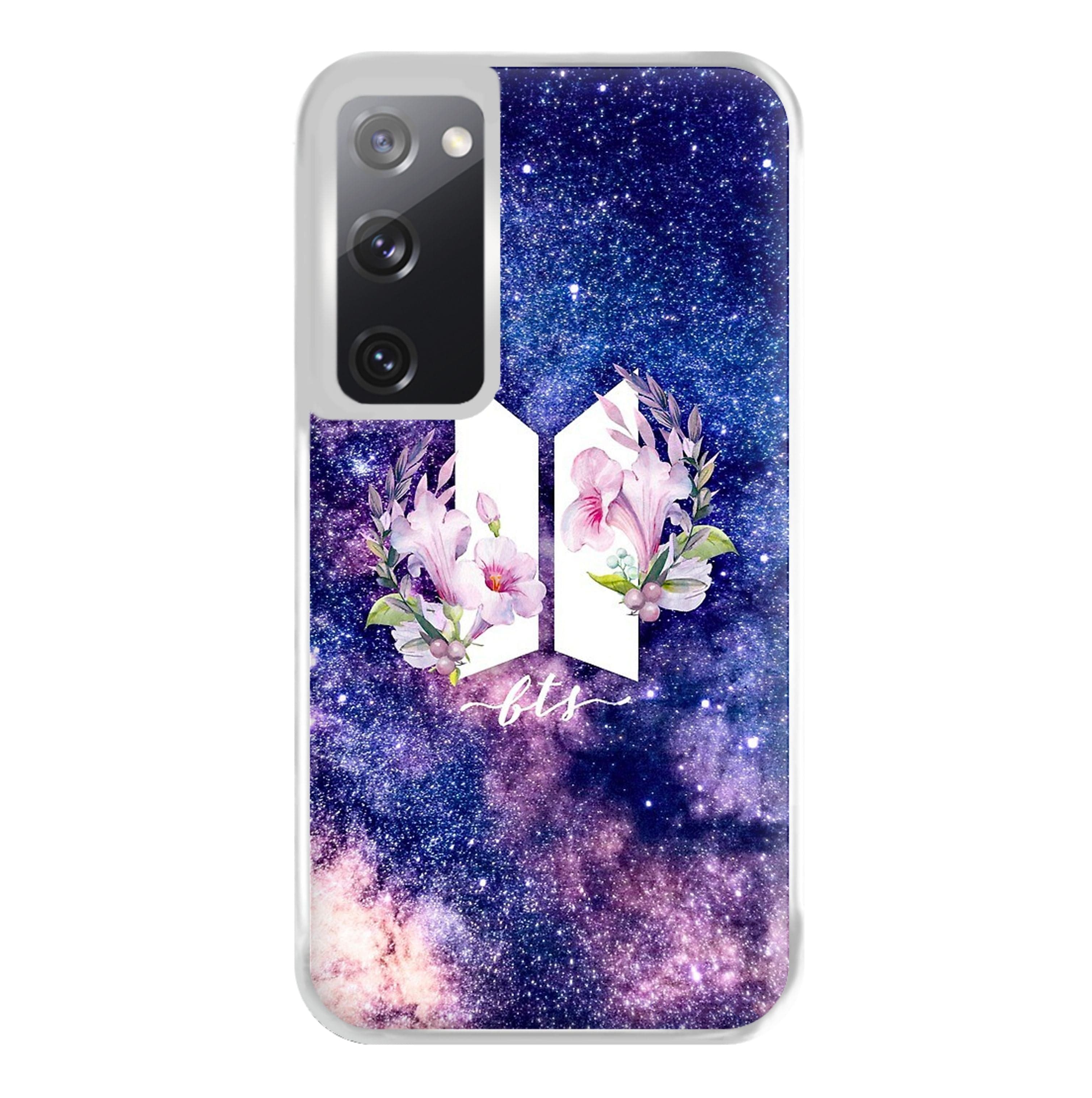 Galaxy Floral K-Pop Band Logo Phone Case