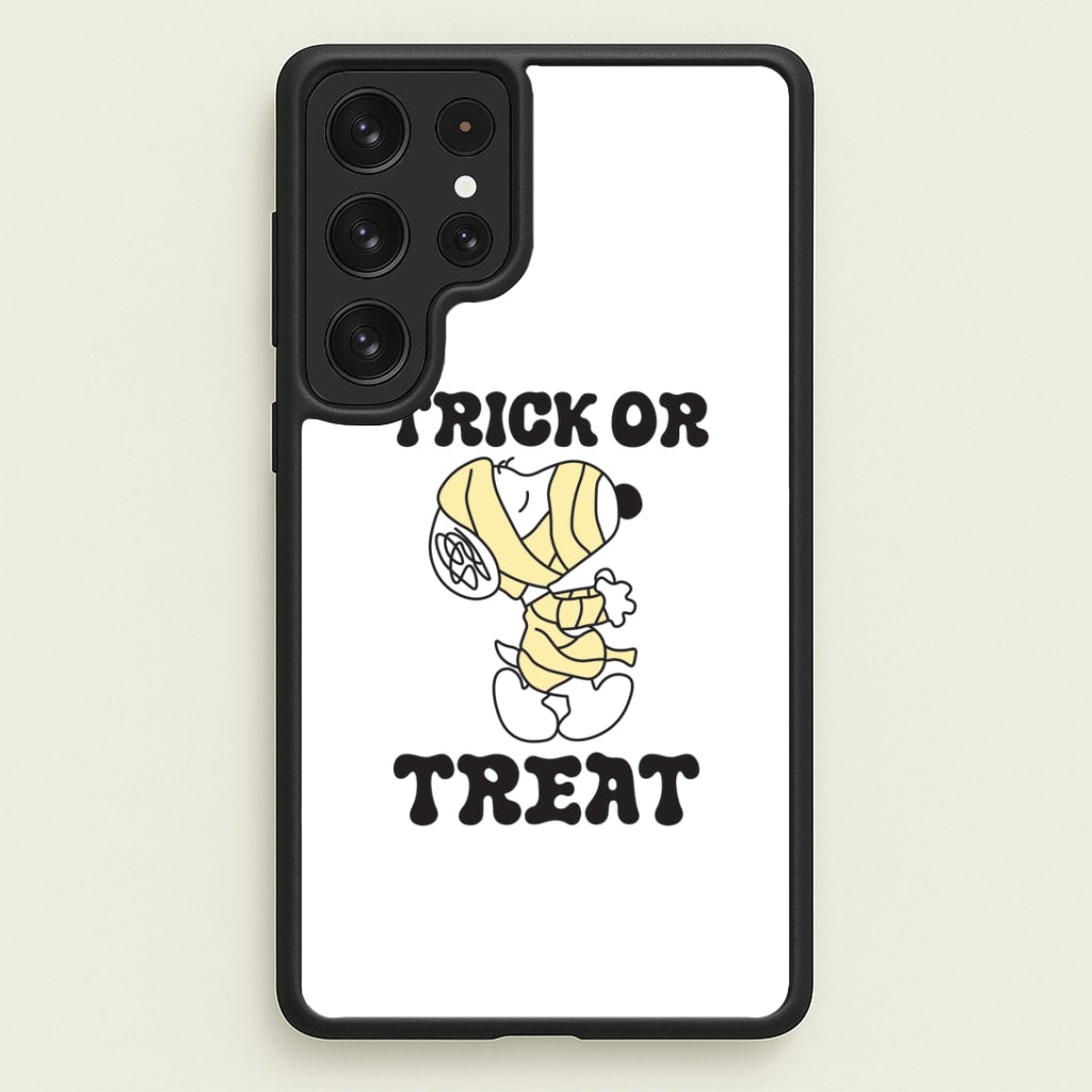 Trick Or Treat Cartoon Beagle Galaxy S23 Ultra Case