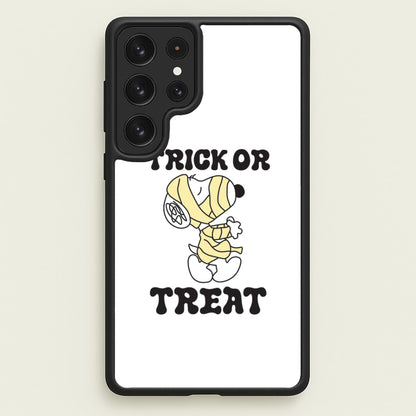 Trick Or Treat Cartoon Beagle Galaxy S22 Ultra Case