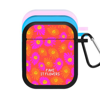 Fake It Flowers AirPods Case