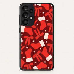 Stockings And Bows Pattern Galaxy A53 Case