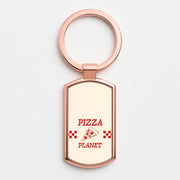 Retro Pizza Planet  Luxury Keyring 4