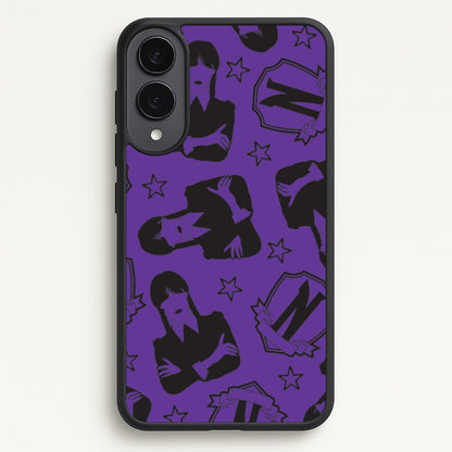 Wednesday Pattern Galaxy S25 Edge Case