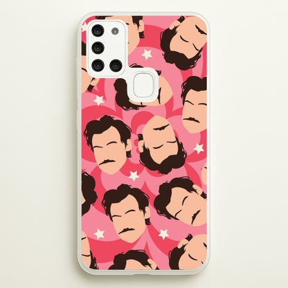 Harry Faceless Pattern Galaxy A21s Case