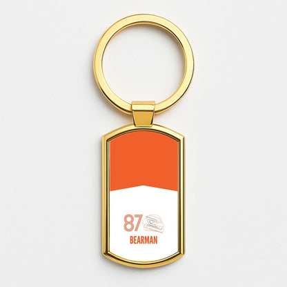 Bearman Helmet 2026  Gold Keyring