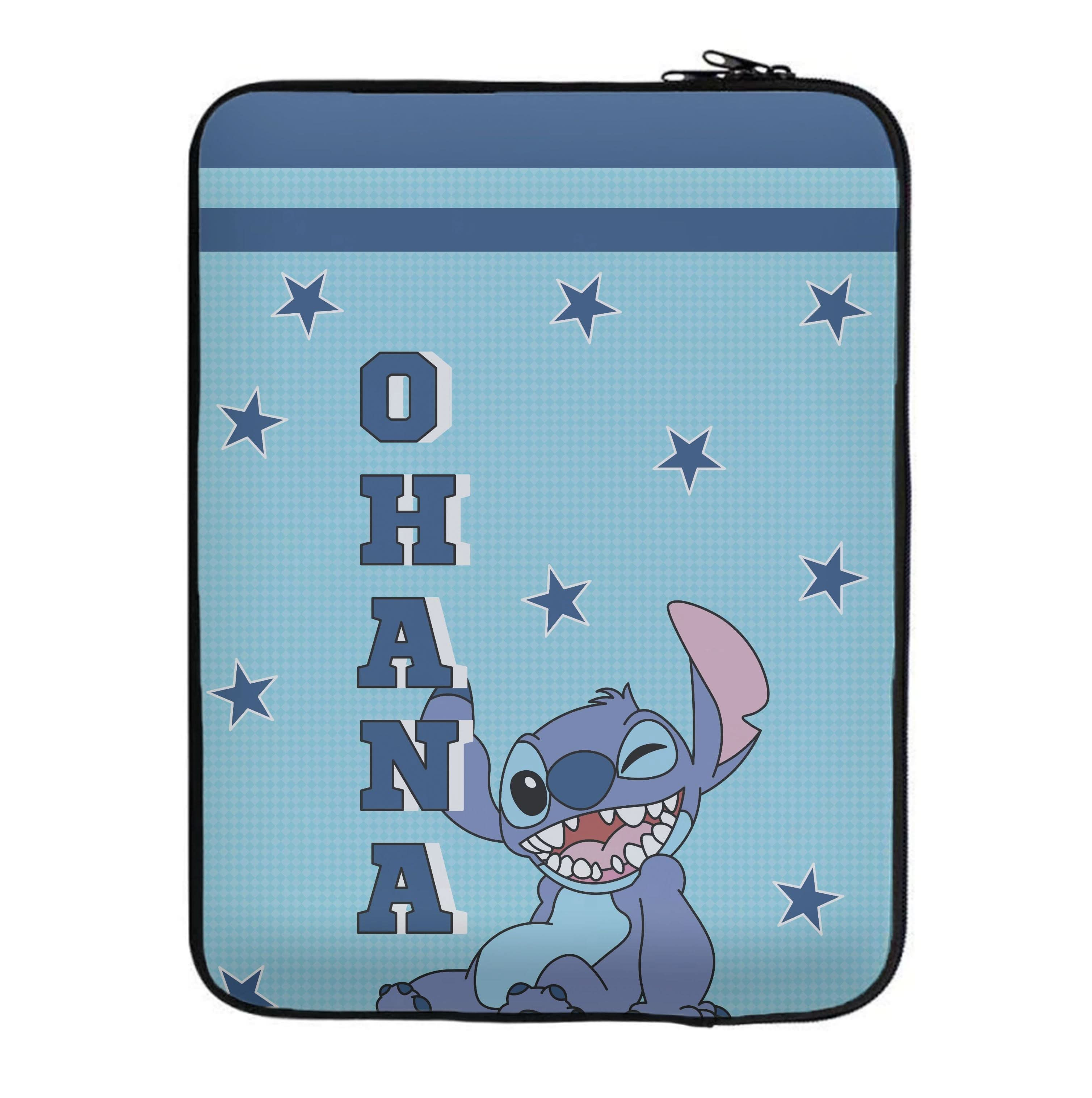 Blue Alien Ohana Laptop Sleeve