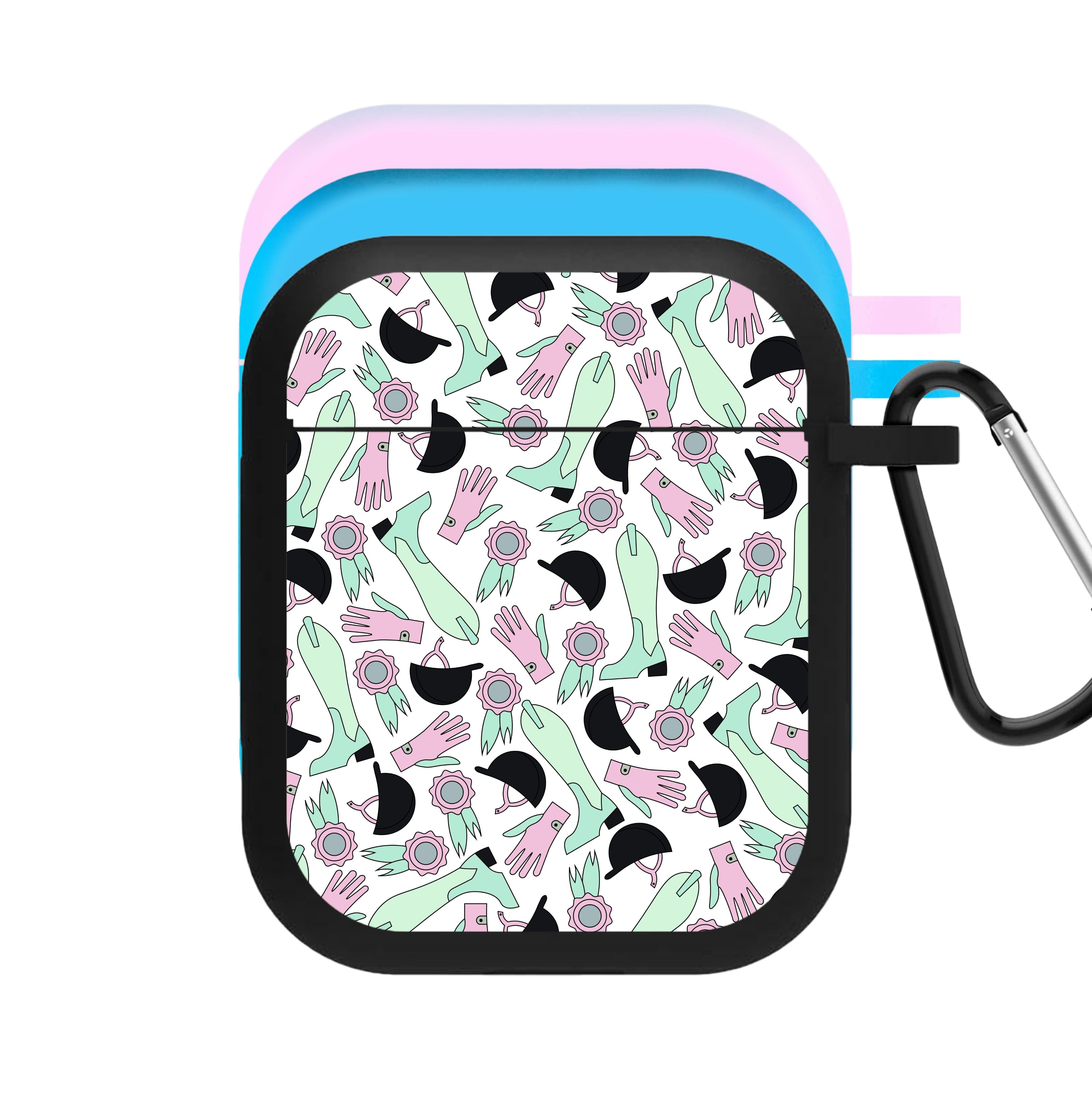 Clothing Patterns - Horses AirPods Case