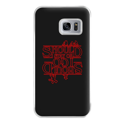 Should I Stay Or Should I Go Upside Down Phone Case