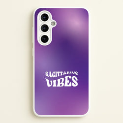 Sagittarius Vibes Gradient Zodiac Galaxy A54 Case