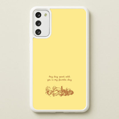 Any Day Spent With You Galaxy A41 Case