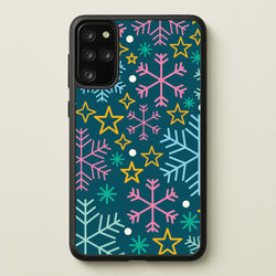 Colourful Christmas Symbols Pattern Galaxy S20 Plus Case