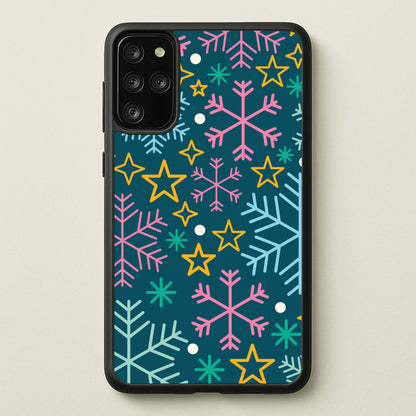 Colourful Christmas Symbols Pattern Galaxy S20 Plus Case
