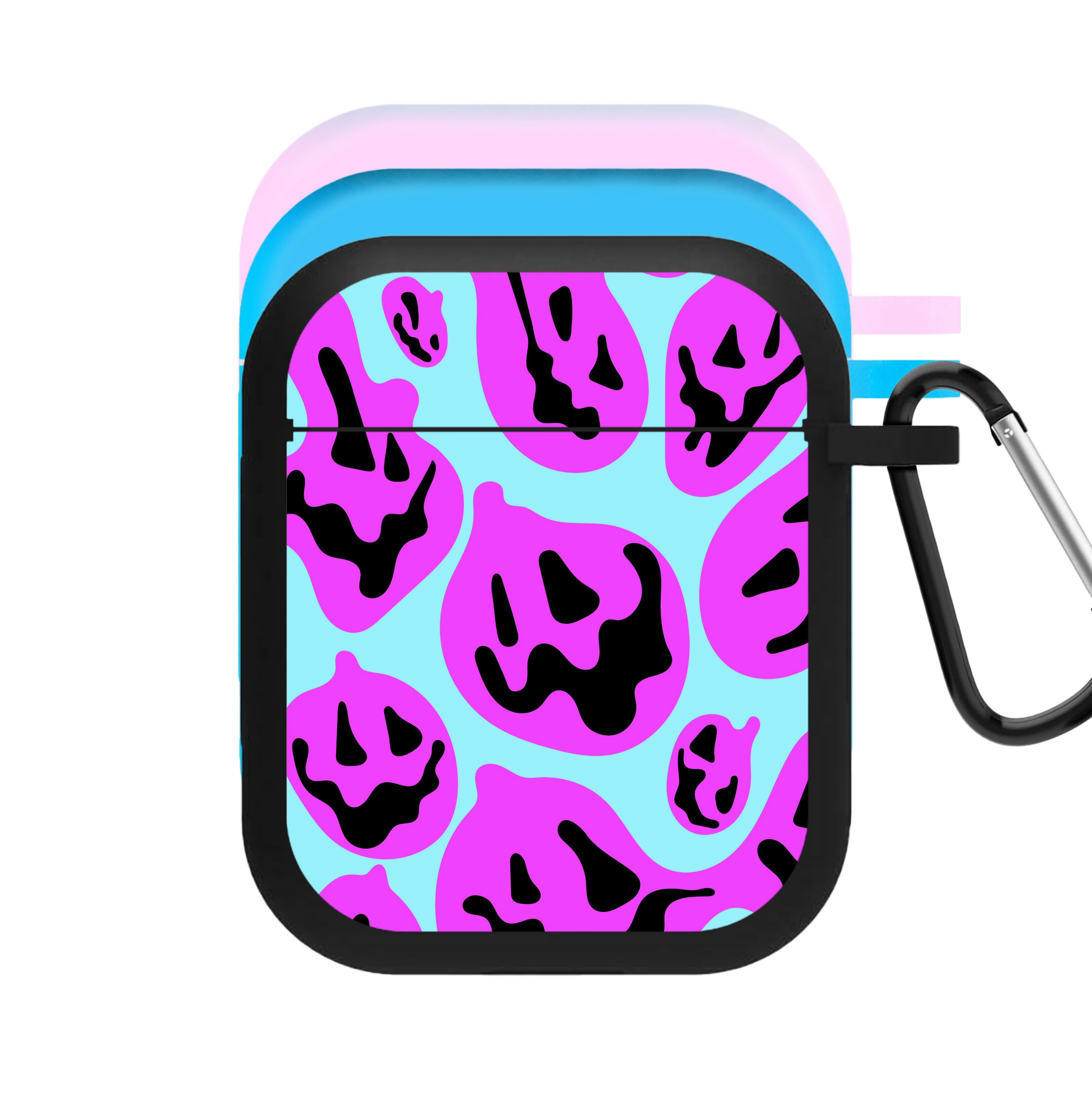 Pumpkin Blue Pattern AirPods Case