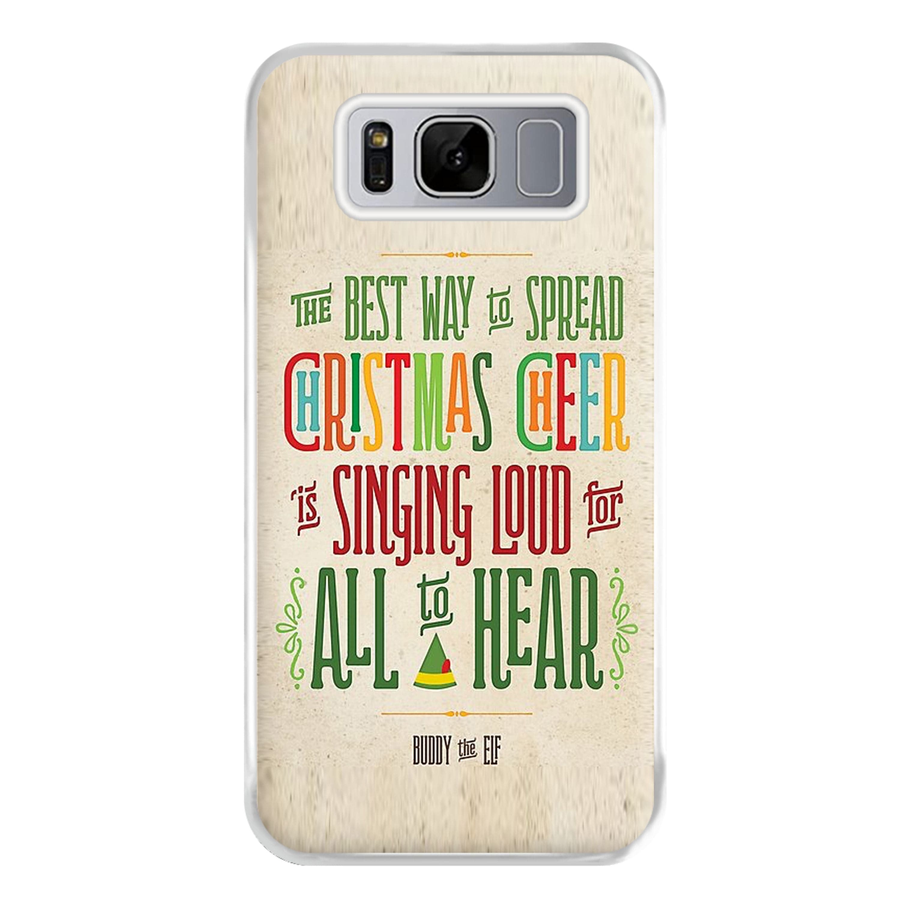 The Best Way To Spead Christmas Cheer - Elf Phone Case