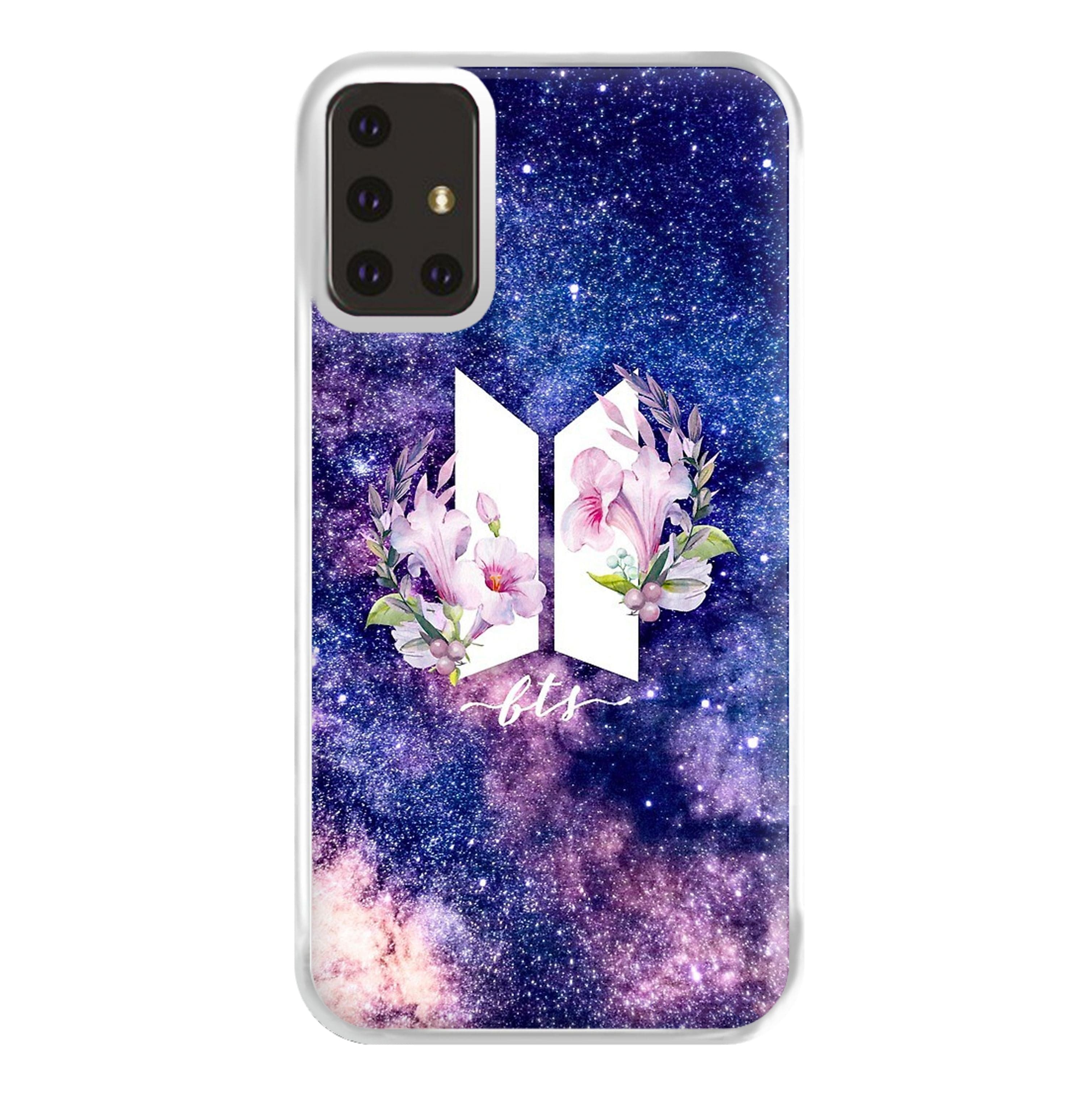 Galaxy Floral K-Pop Band Logo Phone Case