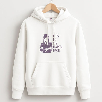 This Is My Happy Face Unisex Hoodie