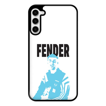 Fender Silhouette Blue Galaxy S23 Plus Case