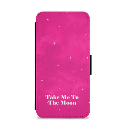 Take Me To The Moon Flip / Wallet Phone Case