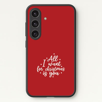 All I Want For Christmas Is You Stars Galaxy S24 Plus Case