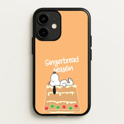 Cartoon Beagle Gingerbread House iPhone 12 / 12 Pro Case