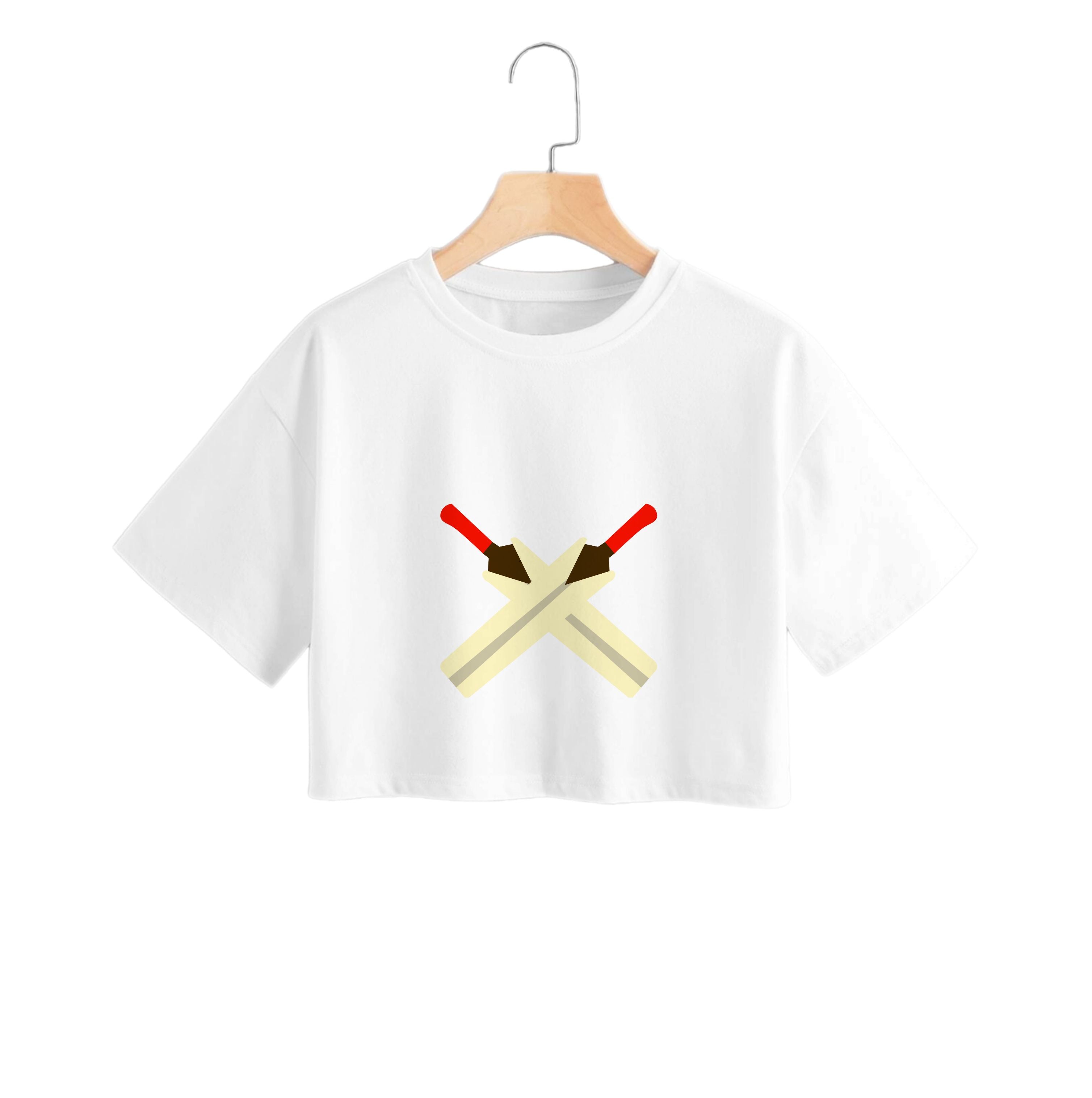 The Bats - Cricket Crop Top