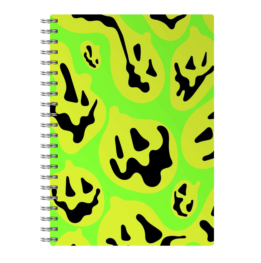 Green Pumpkin Pattern Notebook