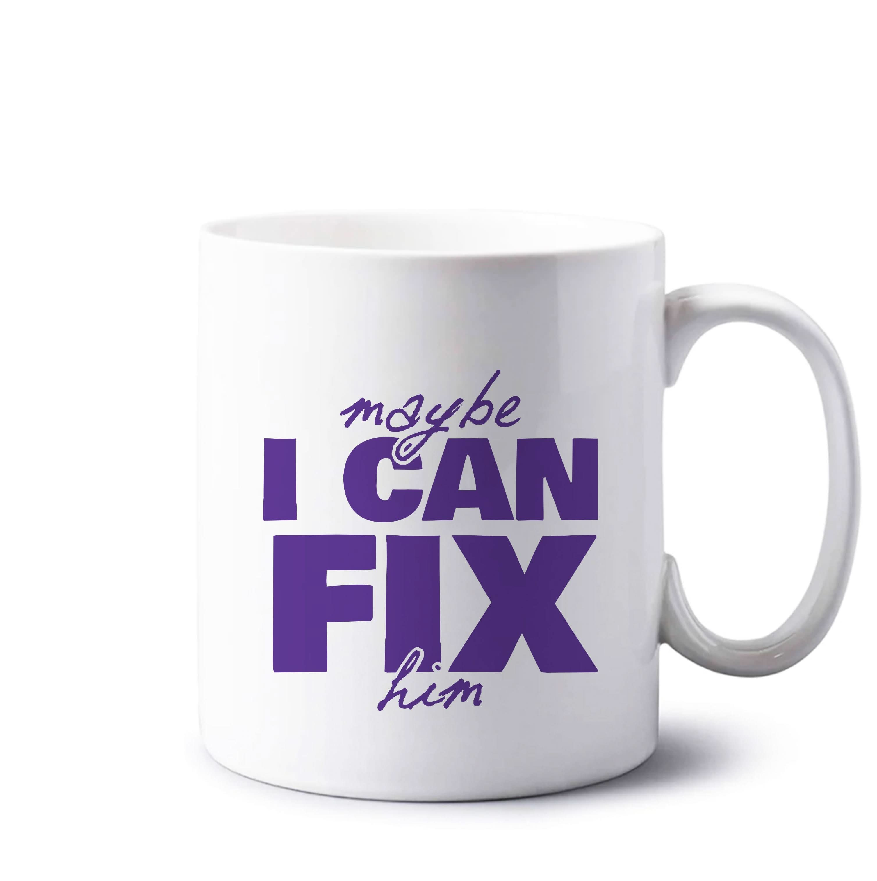 Maybe I Can Fix Him Purple Mug