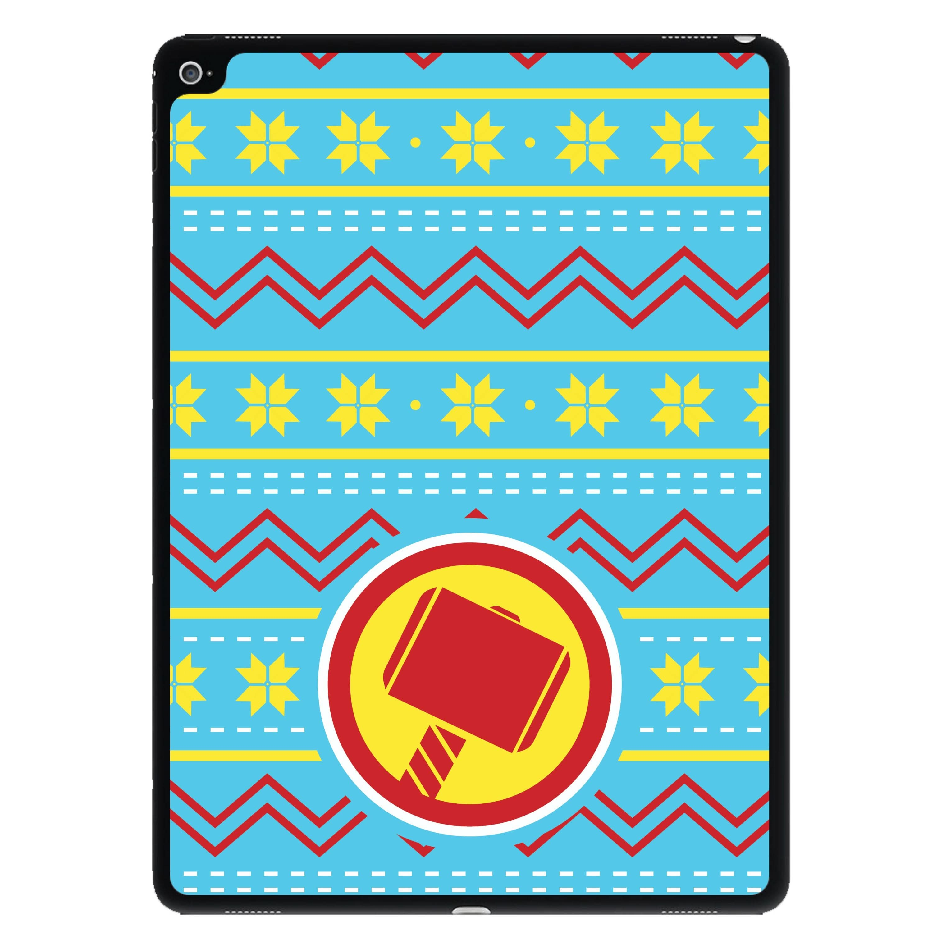 Hammer Christmas Pattern iPad Case