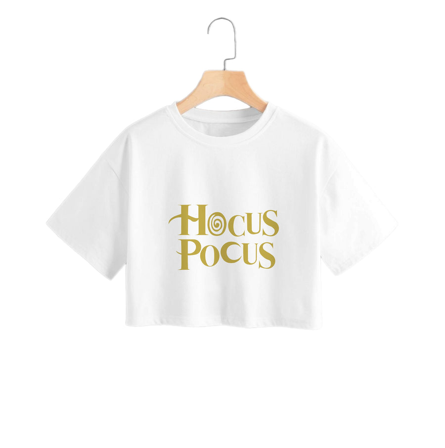 Text - Hocus Pocus Crop Top