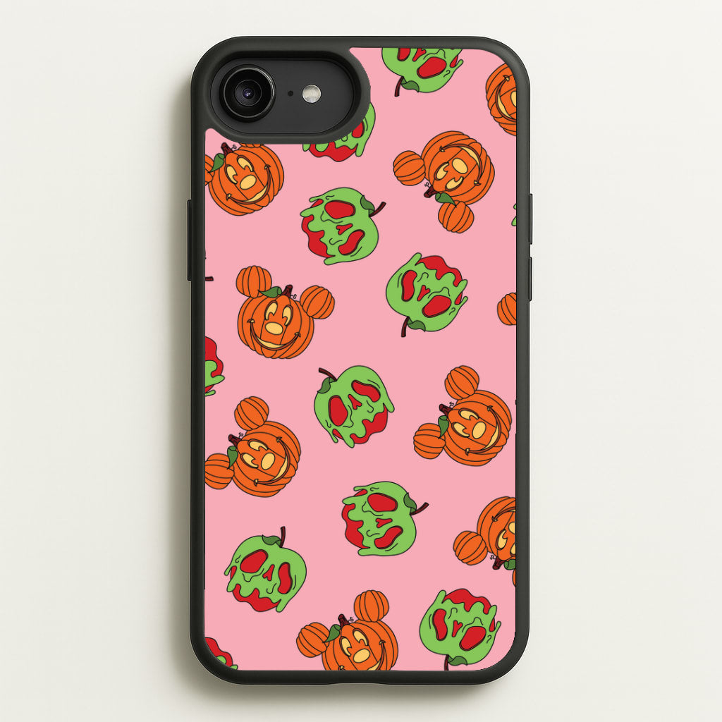 Pumpkin Mouse And Poison Apple Pattern iPhone 6 Plus / 7 Plus / 8 Plus Case